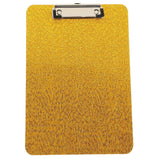 Worgeous Clipboard with Storage Small Writing Pad Student Office Golden