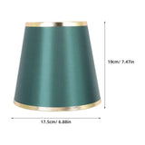 Worgeous Green Fabric Drum Lamp Shade for Table Lamps and Chandelier Perfect for Home Decoration 12 in