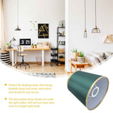 Worgeous Green Fabric Drum Lamp Shade for Table Lamps and Chandelier Perfect for Home Decoration 12 in