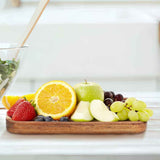 SWETRACE Wood Fruit Tray Wooden Tray Multi-Color 2Set