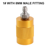 Pcp Filling Station Valve Charging Adapter To 5/8 Adapter 200 Bar 1# With 8Mm Male Fitting