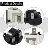 Refrigerator Ptc Starter Relay Replacement 2 Pins Compressor Overload Protector 1Pin-12Ohm+1/2Hp 4Pin-12Ohm+1/6Hp