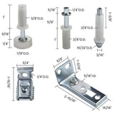 6Pack Bi-Fold Door Hardware Repair Kit For 1" To 1-3/8” Thick Doors