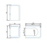 2X300/400A Brass Lithium Battery Terminal Connector Energy Storage Terminal 300A
