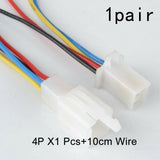 Automotive Connector Car Motorcycle Electrical Plug Socket Kit 2/3/4 Pin Way 2P 4P