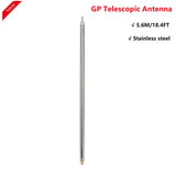 5.6M/18.4Ft Gp Telescopic Antenna For Ham Radio Shortwave Antenna For Yagi Antenna