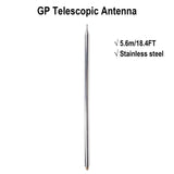 5.6M/18.4Ft Gp Telescopic Antenna For Ham Radio Shortwave Antenna For Yagi Antenna