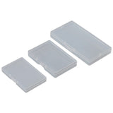 10pcs Transparent Plastic Storage Box Rectangle Box Case For Parts Tools Storage Box Jewelry Earring Display Case Bead Container 1# Smile Home 1#