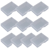 10pcs Transparent Plastic Storage Box Rectangle Box Case For Parts Tools Storage Box Jewelry Earring Display Case Bead Container 1# Smile Home 1#