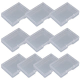 10pcs Transparent Plastic Storage Box Rectangle Box Case For Parts Tools Storage Box Jewelry Earring Display Case Bead Container 1# Smile Home 3#