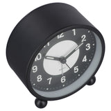 Battery Operated Clock Glow-in-the-Dark Alarm Clock Bedroom Children's Table Non-Ticking Glow-in-the-Dark Dial Smile Home
