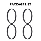 4Pc Belts Replacement For Eureka Floorrover Neu560, Neu562A, Neu562, Neu520, Neu526 Vacuum Cleaner Style Drive Belt High Quality Smile Home