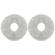 linyes 2 Pcs Mop Cloth Pads For Dream Me W10s W10s Pro Cleaning Robot Vacuum Cleaner Sweeper Spare Part Replaceable Accessories A
