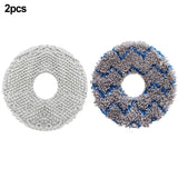 linyes 2 Pcs Mop Cloth Pads For Dream Me W10s W10s Pro Cleaning Robot Vacuum Cleaner Sweeper Spare Part Replaceable Accessories A