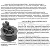 4 Pack Upper Basket Wheels 611666 for Bosch Siemens Neff Dishwashers - Compatible with Multiple Models