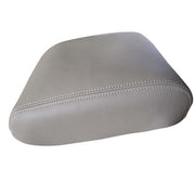 For Honda For Pilot 2009-2015 Leather Center Console Lid Armrest Cover Microfiber Protective Skin Gray