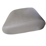 For Honda For Pilot 2009-2015 Leather Center Console Lid Armrest Cover Microfiber Protective Skin Gray