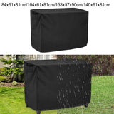 Waterproof Outdoor Prep Movable Dining Cart Pizza Oven Patio Grill Table Cover 104*61*81Cm Smile Home 133*57*90Cm