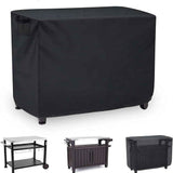 Waterproof Outdoor Prep Movable Dining Cart Pizza Oven Patio Grill Table Cover 104*61*81Cm Smile Home 140*61*81Cm