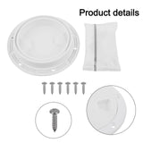 4" 6" 8" White Round Abs Marine Boat Inspection Hatch With Detachable Cover Non Slip Deck Access Panel For Yacht And Watercraft 4 Inch 4"