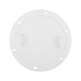 4" 6" 8" White Round Abs Marine Boat Inspection Hatch With Detachable Cover Non Slip Deck Access Panel For Yacht And Watercraft 4 Inch 4"