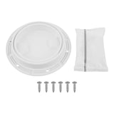 4" 6" 8" White Round Abs Marine Boat Inspection Hatch With Detachable Cover Non Slip Deck Access Panel For Yacht And Watercraft 4 Inch 4"