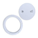 4" 6" 8" White Round Abs Marine Boat Inspection Hatch With Detachable Cover Non Slip Deck Access Panel For Yacht And Watercraft 4 Inch 8"