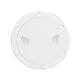 4" 6" 8" White Round Abs Marine Boat Inspection Hatch With Detachable Cover Non Slip Deck Access Panel For Yacht And Watercraft 4 Inch 8"