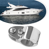 316 Stainless Steel Bimini Top Hinged Jaw Slide Rail Mount For 1 Inch Marine Tubing Accessories Boat Hardware 22Mm 25Mm 25Mm 25 mm