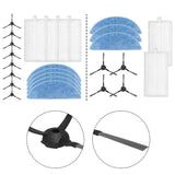 Ecovacs Y1 Pro Robot Vacuum Cleaner Replacement Parts Kit With 4 Filters 5 Mop Cloths 8 Side Brushes For Yeedi Y1 Pro Accessories A