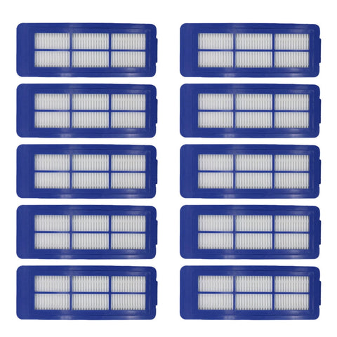 10PCS Filters Robot Vacuum Cleaner Part Accessories Robot Replacement Sweeper Tools Plastic Sweeping Robot Part Filters