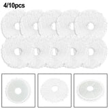4/10 Packs Mop Cloth Kits For Midea V12 Vacuum Cleaner Replacement Spare Parts Accessories Mop Cloth Rags Sweeper Cleaning Tools 10 PACK