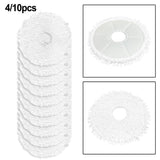 4/10 Packs Mop Cloth Kits For Midea V12 Vacuum Cleaner Replacement Spare Parts Accessories Mop Cloth Rags Sweeper Cleaning Tools 10 PACK