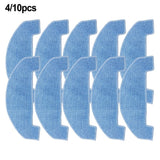 4/10 Packs Mop Cloths For Ultenic D10 Robot Vacuum Cleaner Spare Replacement Parts Mop Pad Cloth Accessories Sweeper Parts 10 PACK