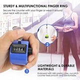 Ergonomic Hand Counter Device for Accurate Counting in Events and Stores white Rosy