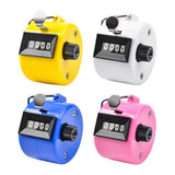 Ergonomic Hand Counter Device for Accurate Counting in Events and Stores white yellow