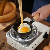 Deepened cast iron oil pouring pan mini pan for hot milk and frying eggs