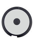 Sleek Black White Silicone Lids Available in Size Range of 18cm to 26cm B 20CM A 26CM