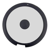 Sleek Black White Silicone Lids Available in Size Range of 18cm to 26cm B 20CM A 26CM