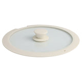 Sleek Black White Silicone Lids Available in Size Range of 18cm to 26cm B 20CM B 26CM