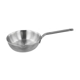 Compact Stainless Steel Sauce Pan Mini Egg Skillet for Easy Cooking and Pouring Suitable for Gas and Induction Stoves S M