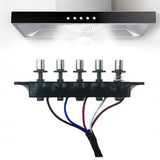 Kitchen Range Hood Switch Button with 5 Functions for Safety and Control