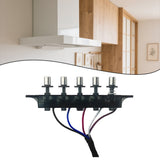 Kitchen Range Hood Switch Button with 5 Functions for Safety and Control