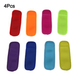 8 Pack Reusable Popsicle Ice Sleeves: Keep Kids' Hands Warm & Clean!