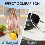 4 Pcs Silicone Latch Strap Tie for Slow Cooker Lid Lunch Box Bundling Organizing Black