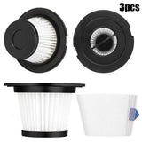 Living Room Filter Filter Kit Replacements Vacuum Cleaner 3 Dust Bins 3 Pack Filters Parts Tools For ORFELD V20