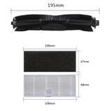 Luolandi Filter Side Brush Roller Brush For IHome Self Empty Robot Vacuum Cleaner IHRV6 IHRV14 Home Appliance Parts \ufeffhousehold Cleaning A