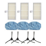 For Nedis WIFIVCB01 Vacuum Cleaner Parts Side Brush Filter Mop Cloth Side Bag Accessories Aspiradoras Para El Hogar Robot