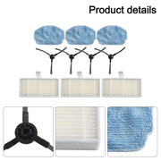 For Nedis WIFIVCB01 Vacuum Cleaner Parts Side Brush Filter Mop Cloth Side Bag Accessories Aspiradoras Para El Hogar Robot