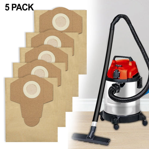 5PC Wet/dry Acuum Cleaner 20L Paper Bag Dust Collection Bag For Einhell TVC18/20 For Einhell BT-VC1250S TC-VC 18/20 Li S-Solo